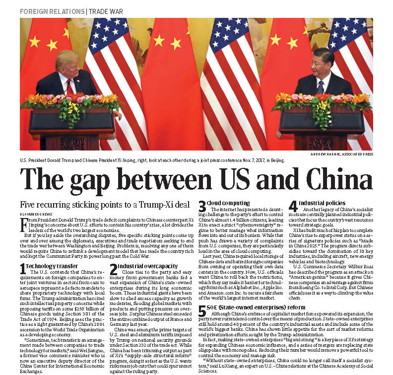 082118_US-CHINA TRADE-FIVE STICKING POINTS